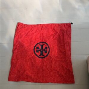 New! Tory Burch Extra Large Drawstring Logo Dust Bag